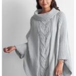 Batwing Swoncho Free Knitting Pattern