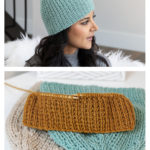 Broken Rib Stitch Beanie Free Knitting Pattern