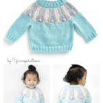 Bunny Yoke Sweater Free Knitting Pattern