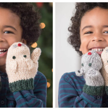 Cat And Mouse Mittens Free Knitting Pattern