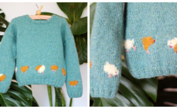 Chicky Children’s Sweater Free Knitting Pattern