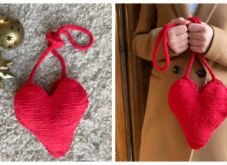 Cupid Bag Free Knitting Pattern