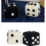 Dice Pillow Free Knitting Pattern