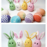 Egg Bunny Free Knitting Pattern