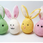 Egg Bunny Free Knitting Pattern