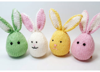 Egg Bunny Free Knitting Pattern