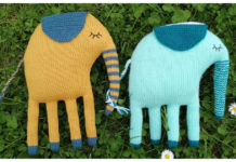 Mr. Ruesselo The Elephant Free Knitting Pattern