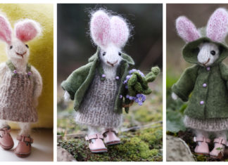 Rabbit Doll Knitting Pattern