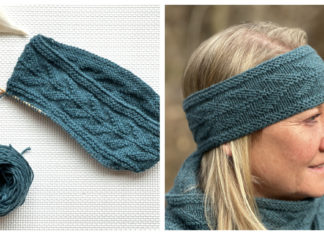 Seafield Headband Free Knitting Pattern