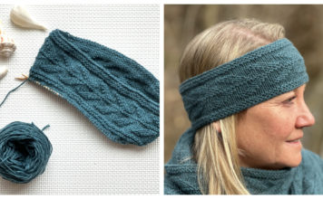 Seafield Headband Free Knitting Pattern
