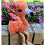 Sitting Pretty Flamingo Knitting Pattern