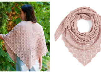 Airy Lace Shawl Free Knitting Pattern