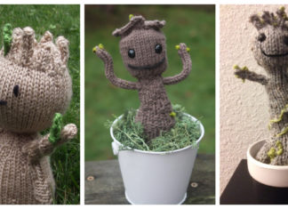 Baby Groot Knitting Patterns