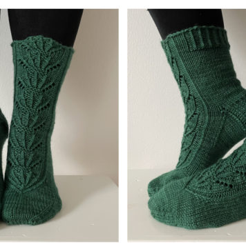 Brin Socks Free Knitting Pattern