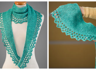 Cantiga Shawlette Free Knitting Pattern