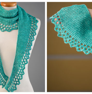 Cantiga Shawlette Free Knitting Pattern