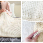 Chunky Dotty Blanket Free Knitting Pattern