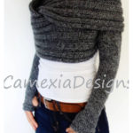 Convertible Scarf with Sleeves Knitting Pattern