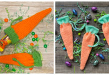 Little Carrot Pouch Free Knitting Pattern