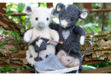 Mouse Anna and Peter Free Knitting Pattern
