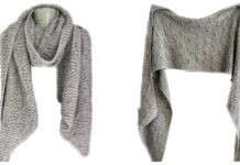 Riverwalk Wrap Free Knitting Pattern