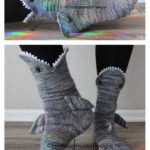Shark Bait Socks Knitting Pattern