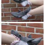 Shark Socks Knitting Pattern