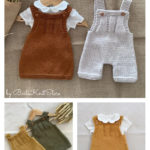 Snow Overalls and Dress Knitting Pattern