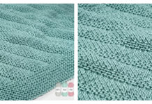 In Fours Baby Blanket Free Knitting Pattern and Video Tutorial