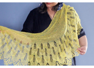 Leptira Shawl Free Knitting Pattern