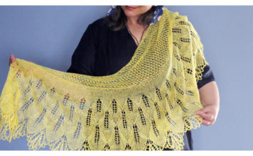 Leptira Shawl Free Knitting Pattern