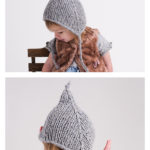 Linden Earflap Baby Hat Free Knitting Pattern