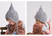 Linden Earflap Baby Hat Free Knitting Pattern