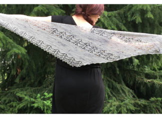 Nurmilintu Shawl Free Knitting Pattern