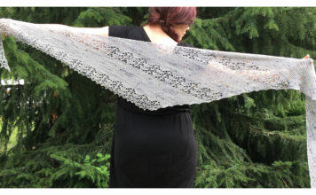 Nurmilintu Shawl Free Knitting Pattern