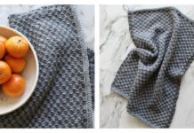 Silver Lake Towel Free Knitting Pattern