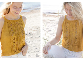 Smiling Honey Top Free Knitting Pattern