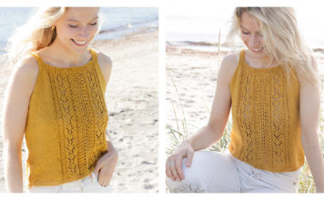 Smiling Honey Top Free Knitting Pattern