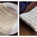 Square Tile Washcloth Knitting Pattern