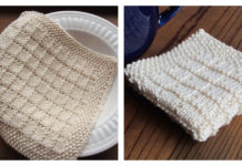 Square Tile Washcloth Free Knitting Pattern