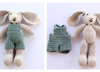 Stuffed Bunny Free Knitting Pattern