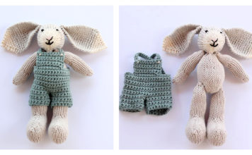 Stuffed Bunny Free Knitting Pattern