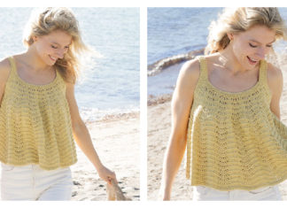 Canary Belle Swing Top Free Knitting Pattern