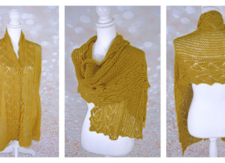 Dayflower Lace Stole Free Knitting Pattern