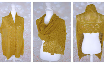 Dayflower Lace Stole Free Knitting Pattern