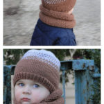 Ombre Toddler Hat Free Knitting Pattern