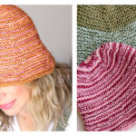 Scrappy Bucket Hat Free Knitting Pattern