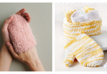 Scrubbing Bath Mitt Free Knitting Patterns