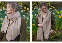 Tweedy Stripes Chevron Scarf Free Knitting Pattern