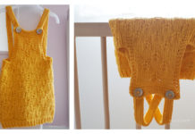 Little Gardeners Pinafore Dress Free Knitting Pattern